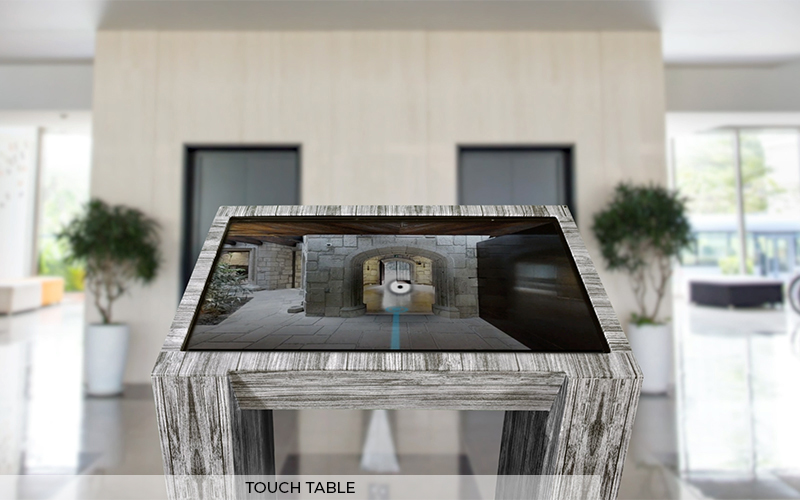 Mesa con pantalla táctil - Diseño arquitectónico interactivo